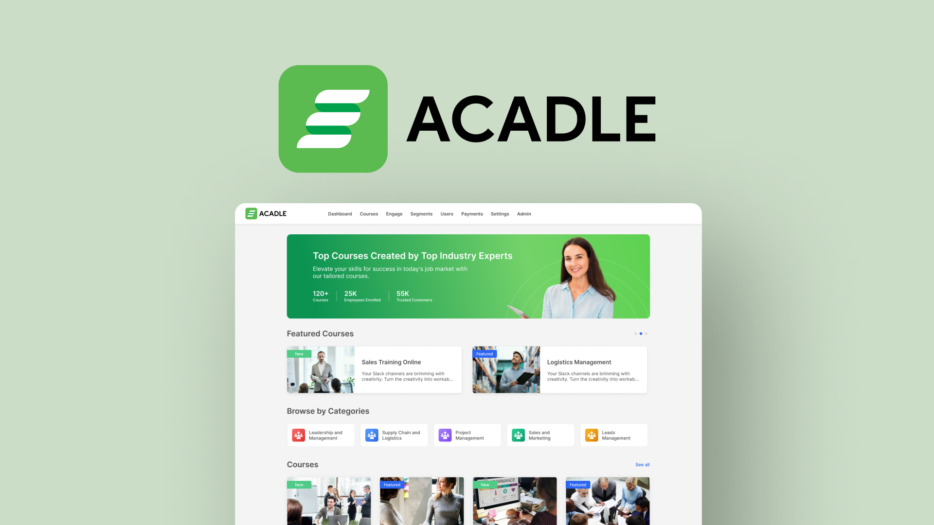 Acadle white-label LMS