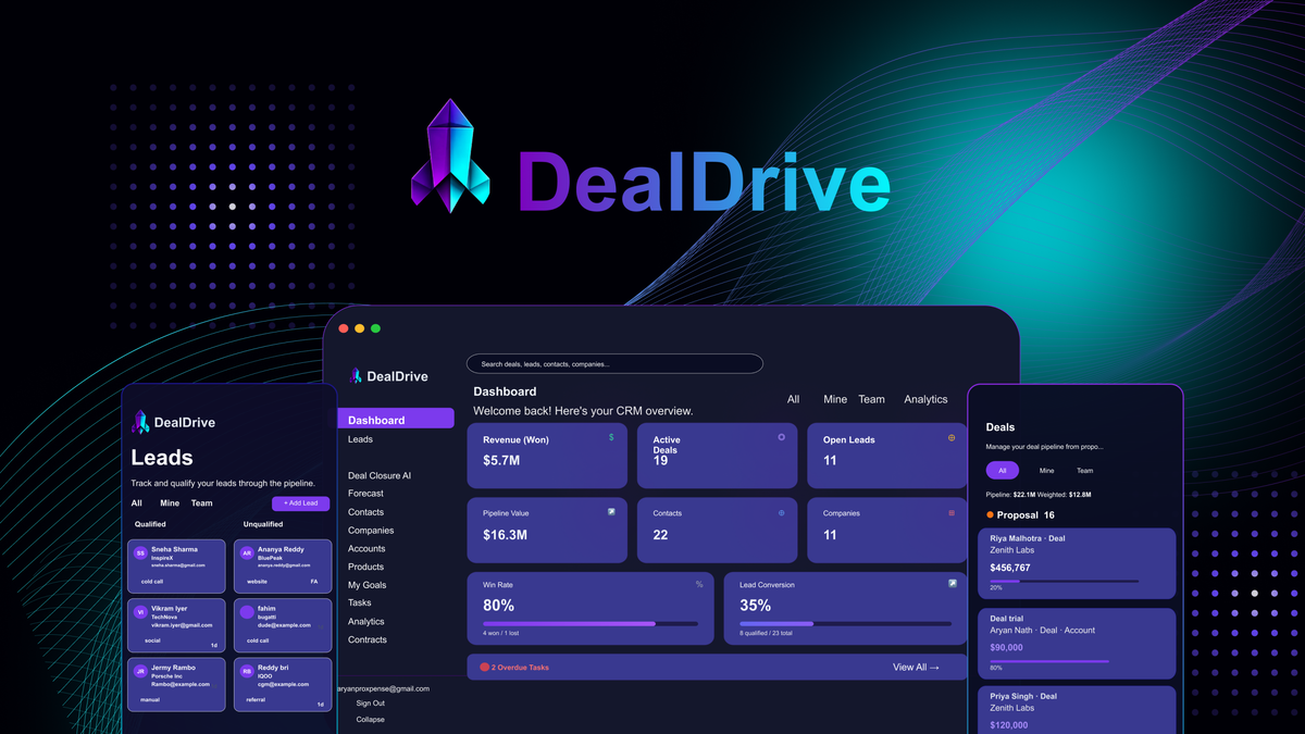 DealDrive AI CRM