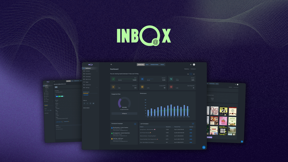 INBOX email marketing platform