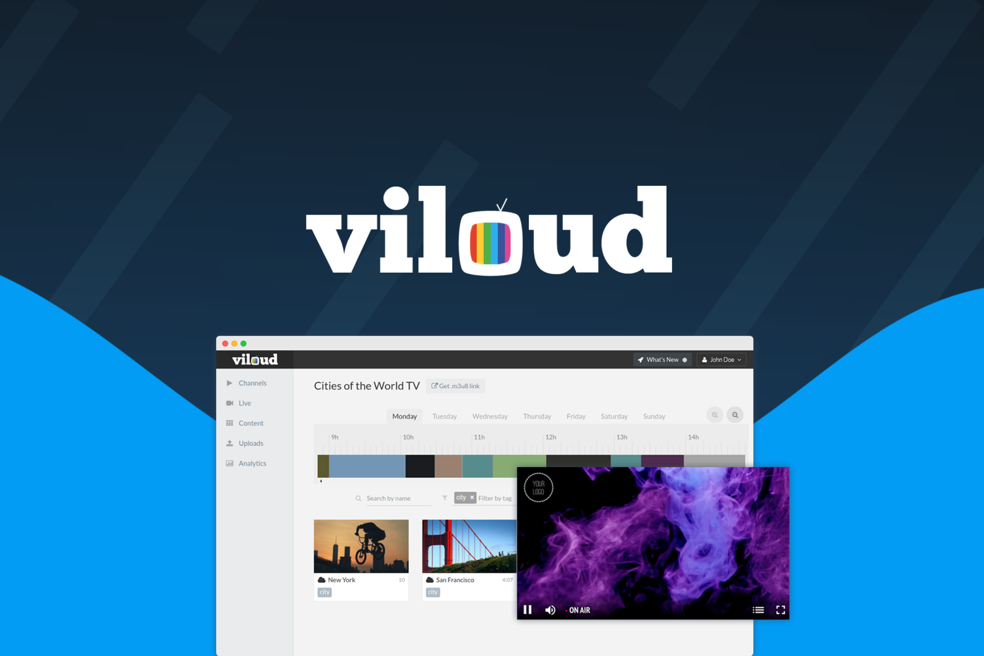 Viloud online TV platform